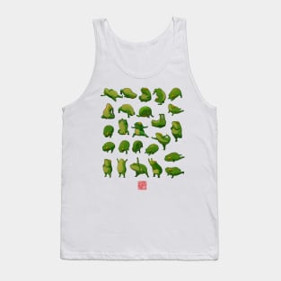 Yoga Frogs Poster No Text Tank Top